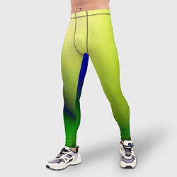 Тайтсы мужские The color is multicolored, цвет: 3D-принт — фото 2