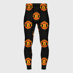 Тайтсы мужские Manchester United Pattern, цвет: 3D-принт