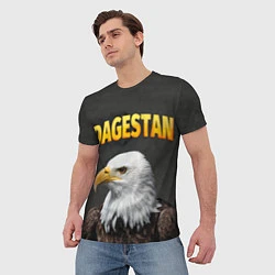Футболка мужская Dagestan Eagle, цвет: 3D-принт — фото 2