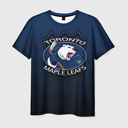 Футболка мужская Toronto Maple Leafs цвета 3D-принт — фото 1