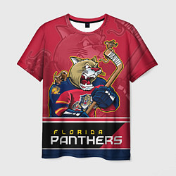 Футболка мужская Florida Panthers, цвет: 3D-принт
