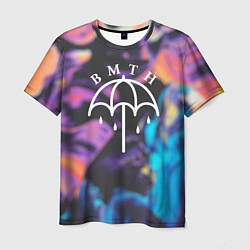 Футболка мужская BMTH Rain, цвет: 3D-принт