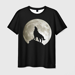 Футболка мужская Moon Wolf, цвет: 3D-принт