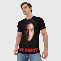 Футболка мужская Mr. Robot, цвет: 3D-принт — фото 2