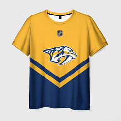 Футболка мужская NHL: Nashville Predators, цвет: 3D-принт
