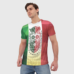 Футболка мужская Мексика, цвет: 3D-принт — фото 2