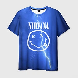 Футболка мужская Nirvana: Lightning, цвет: 3D-принт
