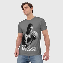 Футболка мужская Leo Messi, цвет: 3D-принт — фото 2