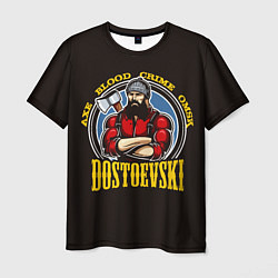 Футболка мужская Dostoevsky: Crime Omsk, цвет: 3D-принт
