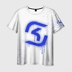 Футболка мужская SK Gaming: White collection, цвет: 3D-принт
