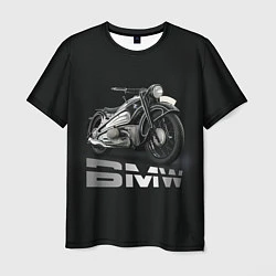 Футболка мужская Мотоцикл BMW, цвет: 3D-принт