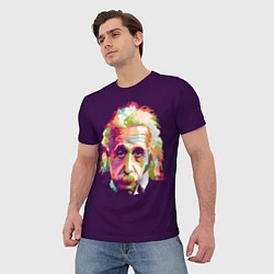 Футболка мужская Альберт Эйнштейн: Арт, цвет: 3D-принт — фото 2