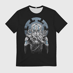 Футболка мужская Киборг Ниндзя, цвет: 3D-принт