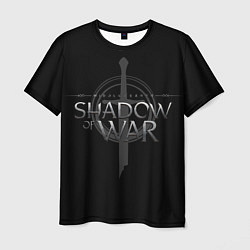 Футболка мужская Shadow of War, цвет: 3D-принт