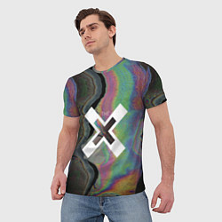 Футболка мужская The XX: Neon Colour, цвет: 3D-принт — фото 2