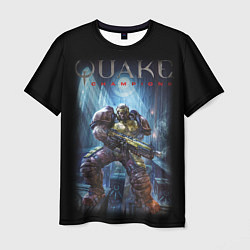 Футболка мужская Quake: Soldier Champion, цвет: 3D-принт