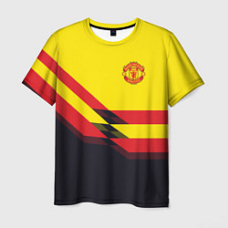 Футболка мужская Man United FC: Yellow style, цвет: 3D-принт