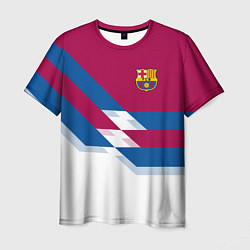 Футболка мужская Barcelona FC: White style, цвет: 3D-принт