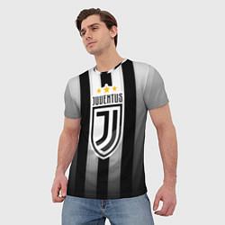 Футболка мужская Juventus FC: New logo, цвет: 3D-принт — фото 2