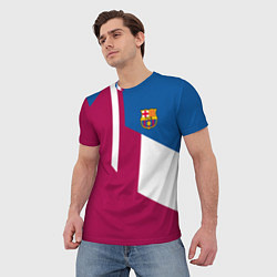 Футболка мужская FC Barcelona 2018, цвет: 3D-принт — фото 2