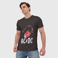Футболка мужская AC/DC Devil, цвет: 3D-принт — фото 2