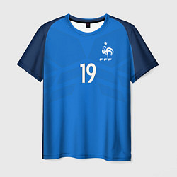 Футболка мужская Сборная Франции: Погба ЧМ-2018, цвет: 3D-принт