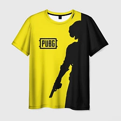 Футболка мужская PUBG: Yellow Shadow, цвет: 3D-принт