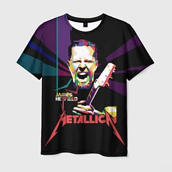 Футболка мужская Metallica: James Alan Hatfield, цвет: 3D-принт