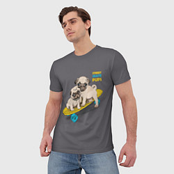 Футболка мужская Street Skate Pups, цвет: 3D-принт — фото 2