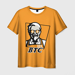 Футболка мужская BTC vs KFC, цвет: 3D-принт