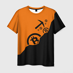 Футболка мужская Bitcoin Mining, цвет: 3D-принт