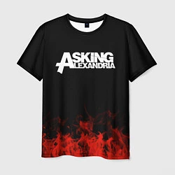 Футболка мужская Asking Alexandria: Flame, цвет: 3D-принт
