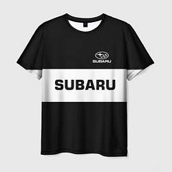 Футболка мужская Subaru: Black Sport, цвет: 3D-принт