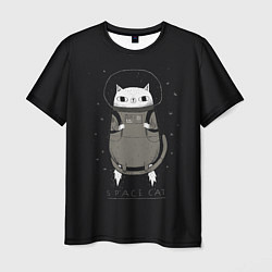 Футболка мужская Space Cat, цвет: 3D-принт