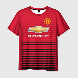 Футболка мужская FC MU: Pogba Home 18/19, цвет: 3D-принт