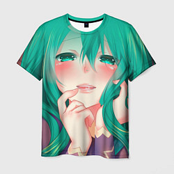 Футболка мужская Miku Ahegao, цвет: 3D-принт