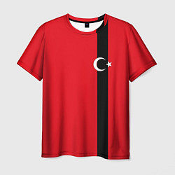 Футболка мужская Турция цвета 3D-принт — фото 1