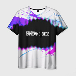 Футболка мужская Rainbow Six Siege: Color Style, цвет: 3D-принт