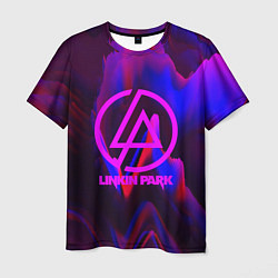 Футболка мужская Linkin Park: Violet Neon, цвет: 3D-принт