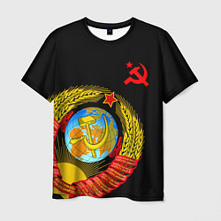Футболка мужская Герб СССР, цвет: 3D-принт