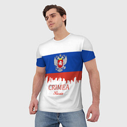 Футболка мужская Crimea, Russia, цвет: 3D-принт — фото 2
