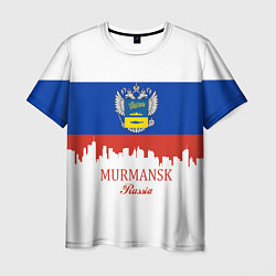Футболка мужская Murmansk: Russia цвета 3D-принт — фото 1