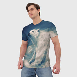 Футболка мужская Полярный медведь, цвет: 3D-принт — фото 2