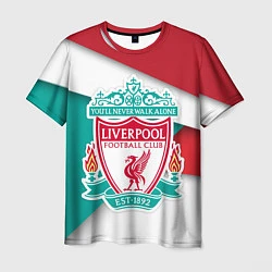 Футболка мужская FC Liverpool, цвет: 3D-принт