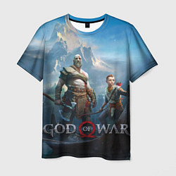 Футболка мужская God of War цвета 3D-принт — фото 1