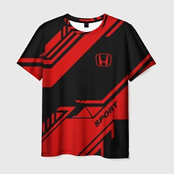 Футболка мужская Honda: Techno Sport, цвет: 3D-принт