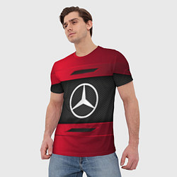 Футболка мужская Mercedes Benz Sport, цвет: 3D-принт — фото 2
