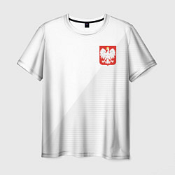 Футболка мужская Poland Team: Home WC-2018, цвет: 3D-принт