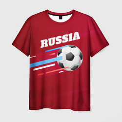 Футболка мужская Russia Football, цвет: 3D-принт