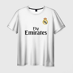 Футболка мужская FC Real Madrid: Ramos Home 18-19, цвет: 3D-принт